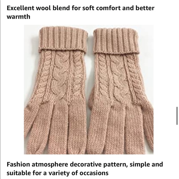 ✨White Scarf knitting wool Set Cold Weather Hat and scarves sets for women✨ - Picture 7 of 9